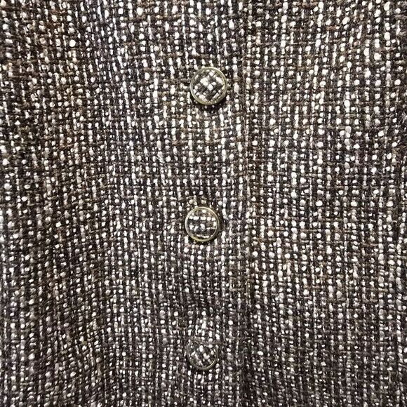 SPENSER JEREMY WOOL TWEED BLAZER WOMENS SZ 1X BROWN LIBRARIAN OFFICECORE - Picture 5 of 9